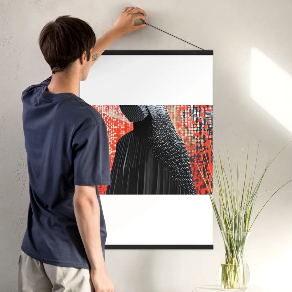 Veil of Modernity | Poster With Black Wood Hanger | 24″×36″
