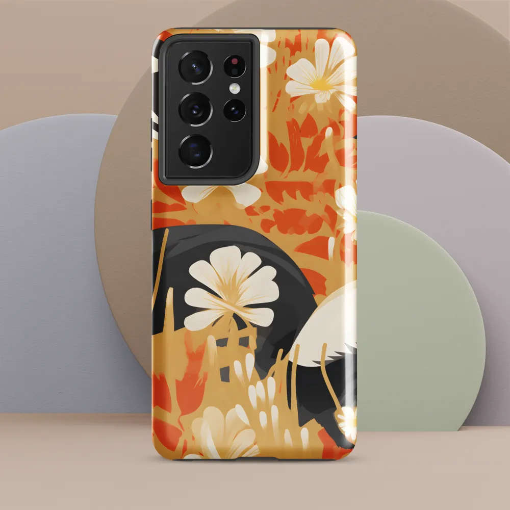 Whimsical Badgers in Bloom