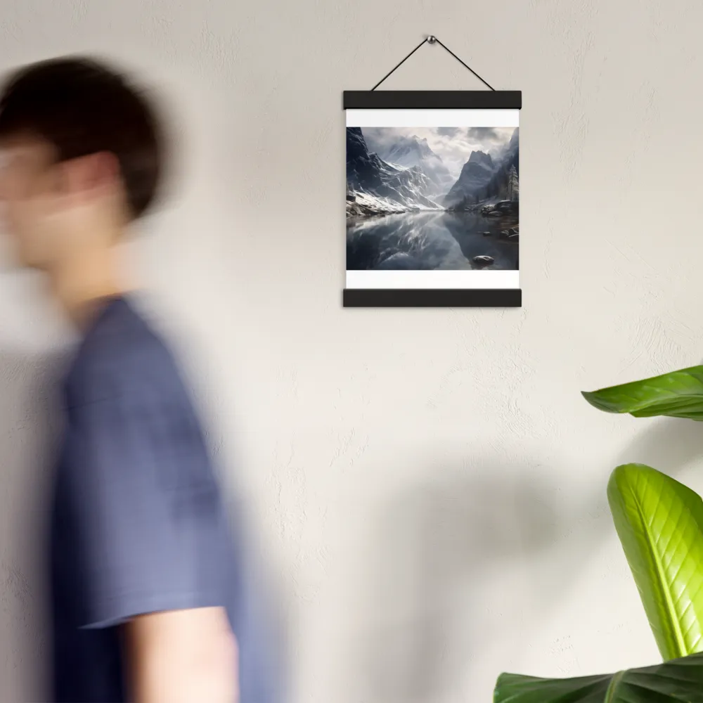 Echoes of Tranquility | Poster With Black Wood Hanger | 8″×10″