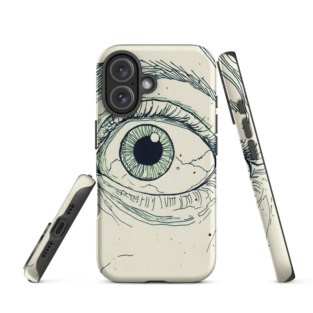 Observant Gaze | Phone Case |  16 | Tough Case | Matte