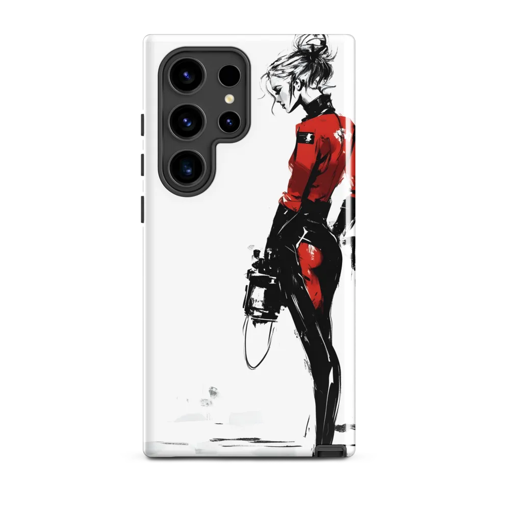 The Edgy Elegance | Phone Case |  S24 Ultra | Tough Case | Glossy