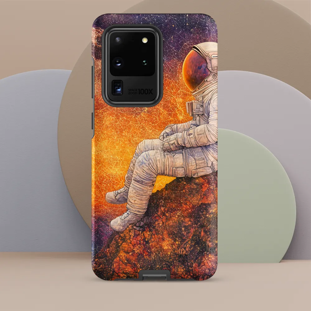 Cosmic Contemplation | Phone Case |  S20 Ultra | Tough Case | Matte