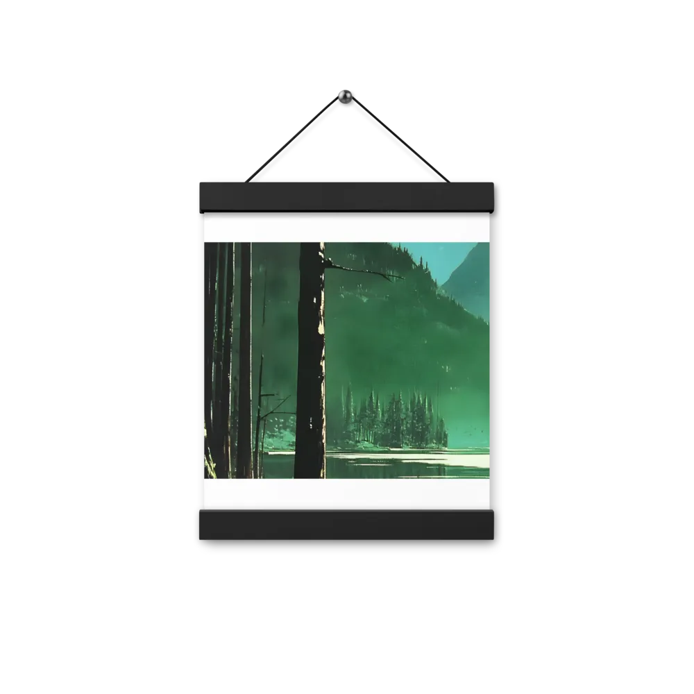 Reflections of Tranquility | Poster With Black Wood Hanger | 8″×10″