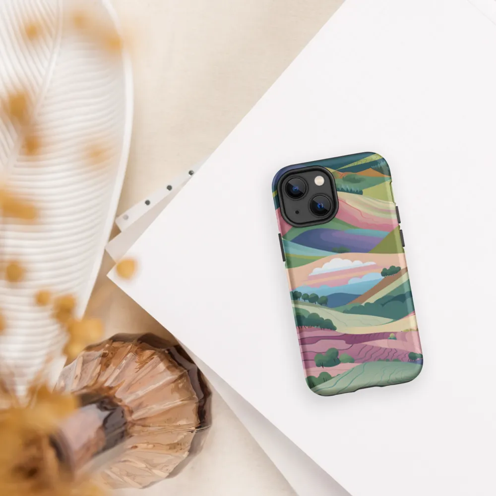 Harmonious Hills | Phone Case |  13 mini | Tough Case | Matte