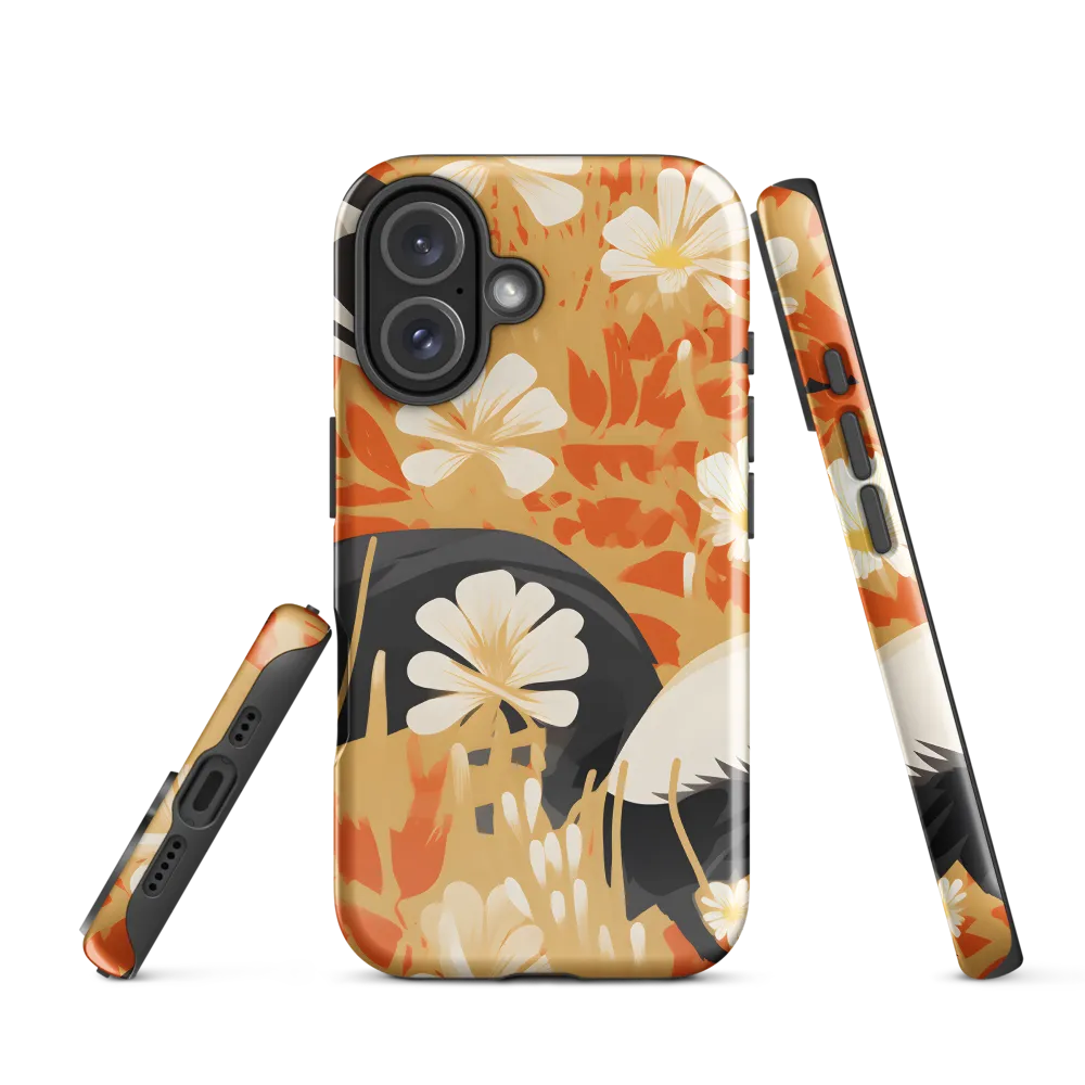 Whimsical Badgers in Bloom