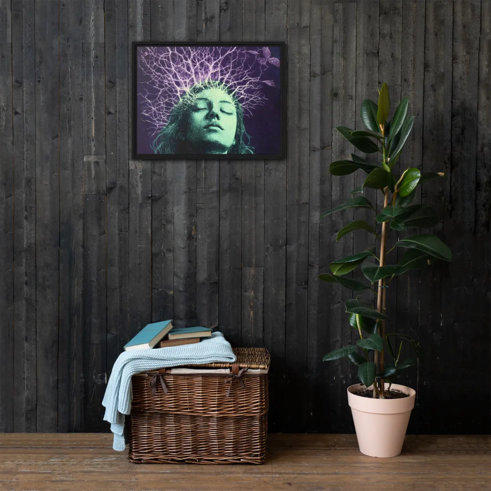 Whispers of Freedom | Canvas with Black Frame | 18″×24″