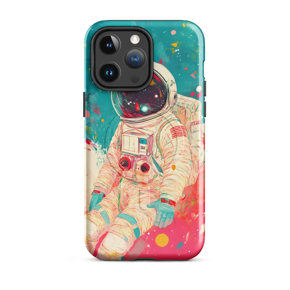 Cosmic Explorer: An Astronaut's Journey | Phone Case |  14 Pro Max | MagSafe® Tough Case | Glossy