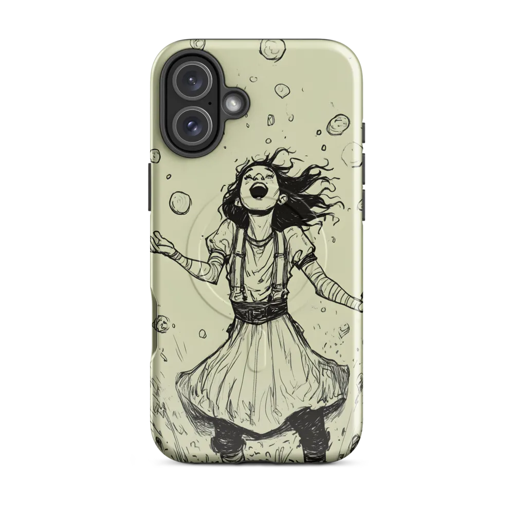 The Joy of Bubbles | Phone Case |  16 Plus | MagSafe® Tough Case | Glossy