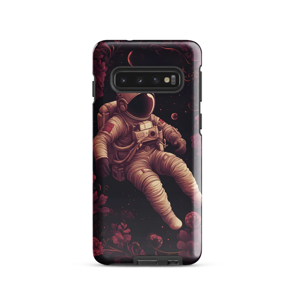 Cosmic Bloom: An Astronaut's Journey