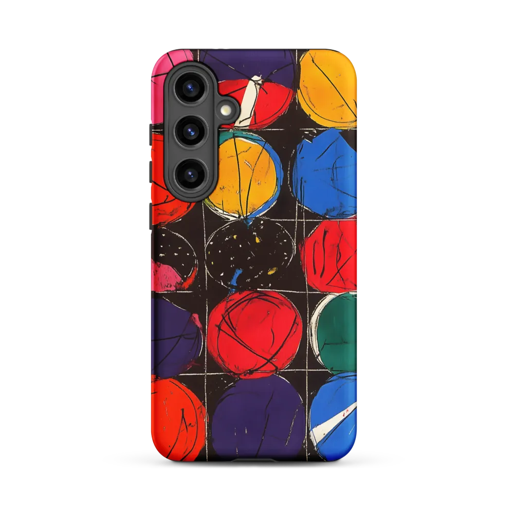 Colorful Circles in Abstract Harmony