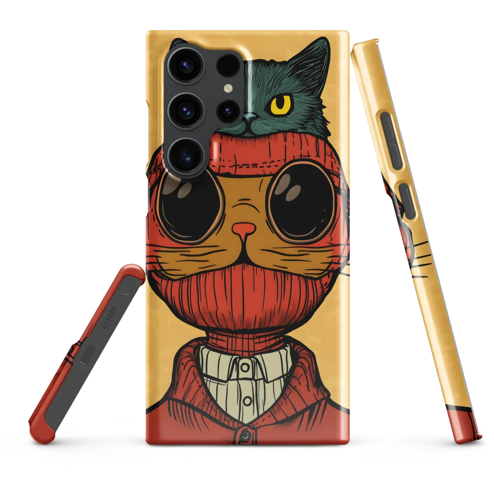 Whimsical Fusion: Cat and Human