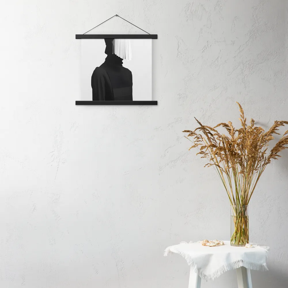 Veil of Mystery | Poster With Black Wood Hanger | 14″×14″