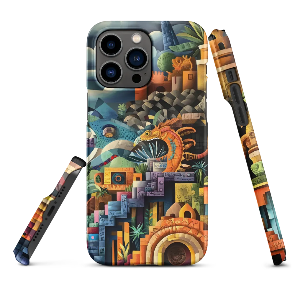 Embrace of the Mythical Landscape | Phone Case |  14 Pro Max | Snap Case | Matte