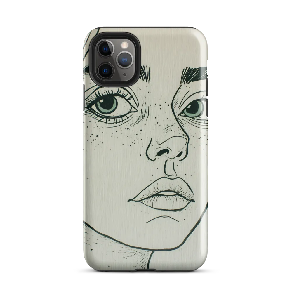 Contemplative Gaze | Phone Case |  11 Pro Max | Tough Case | Glossy