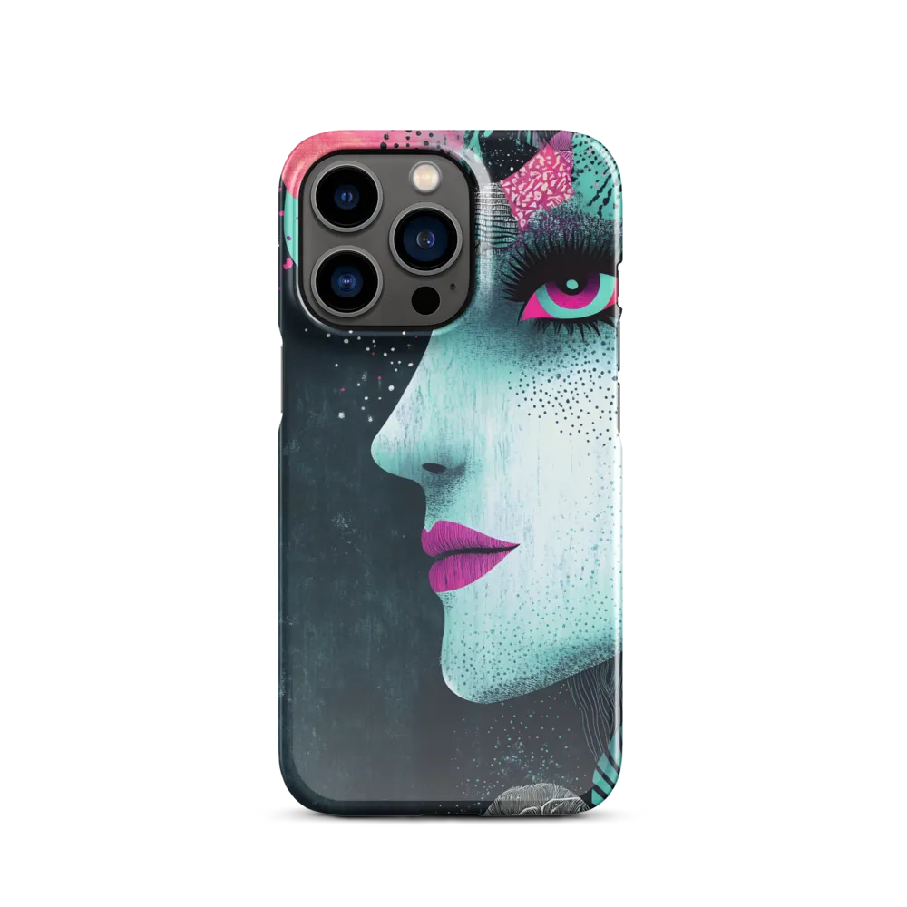 Mystical Beauty in Blue and Pink | Phone Case |  13 Pro | Snap Case | Glossy