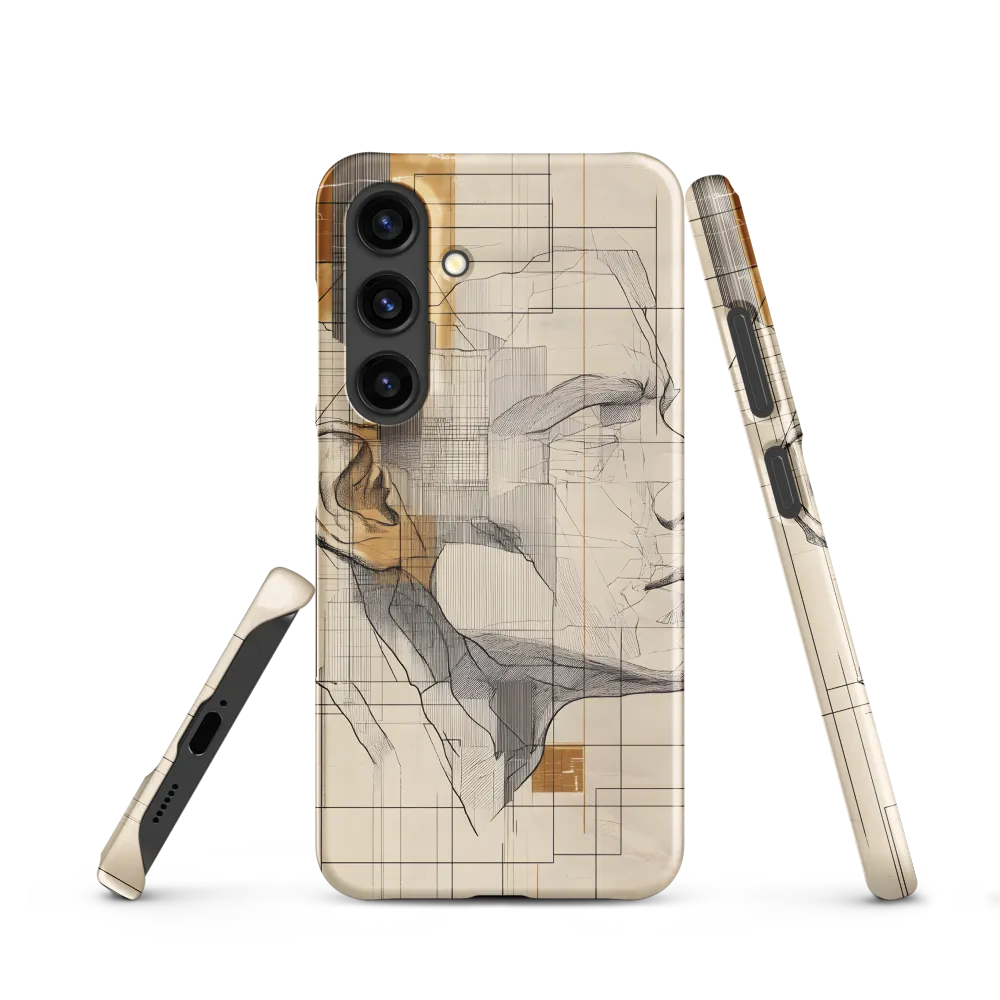 Geometric Reverie | Phone Case |  S24 | Snap Case | Matte