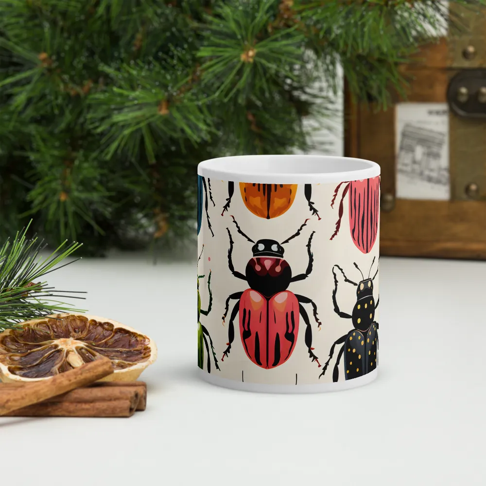 Beetle Mosaic: A Colorful Exploration of Insects | Mugs | Multiple Sizes & Colors