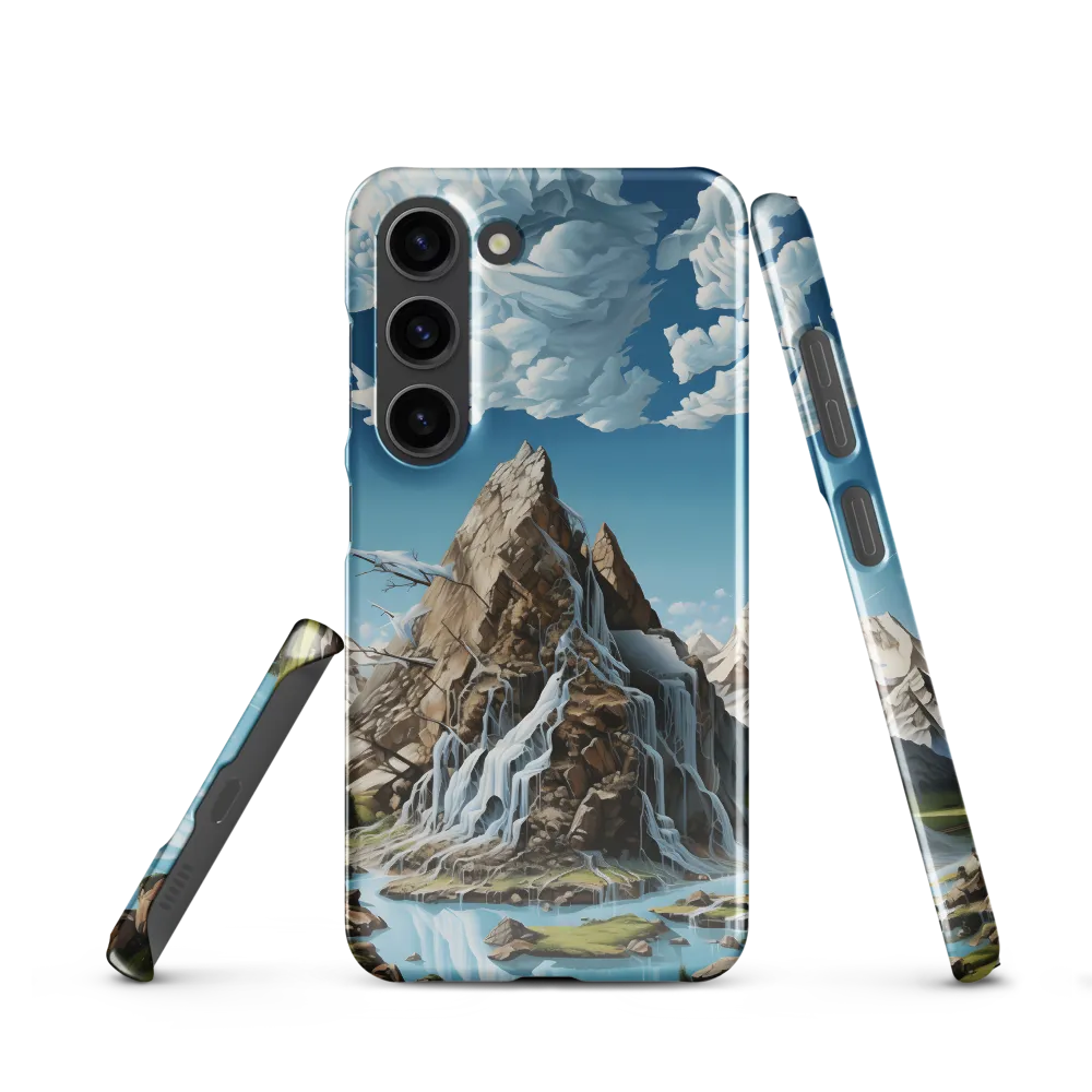 Majestic Cascade: A Mountain Masterpiece