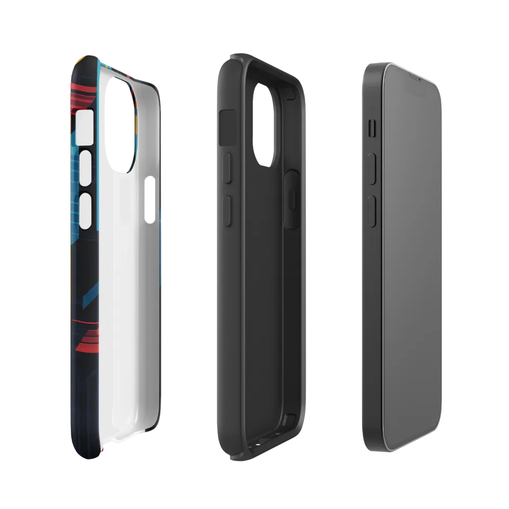 Symphony of Lines | Phone Case |  13 mini | Tough Case | Matte