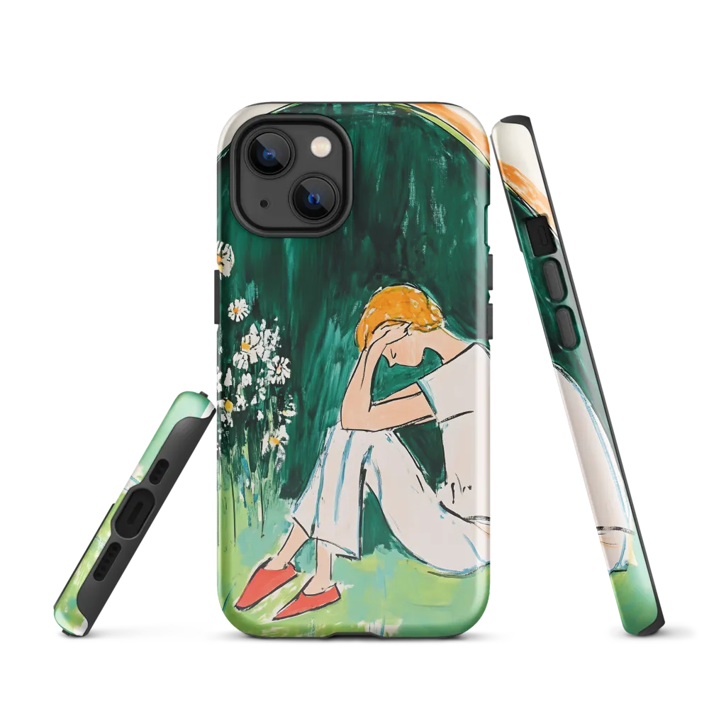 Silent Sorrow | Phone Case |  13 | Tough Case | Glossy