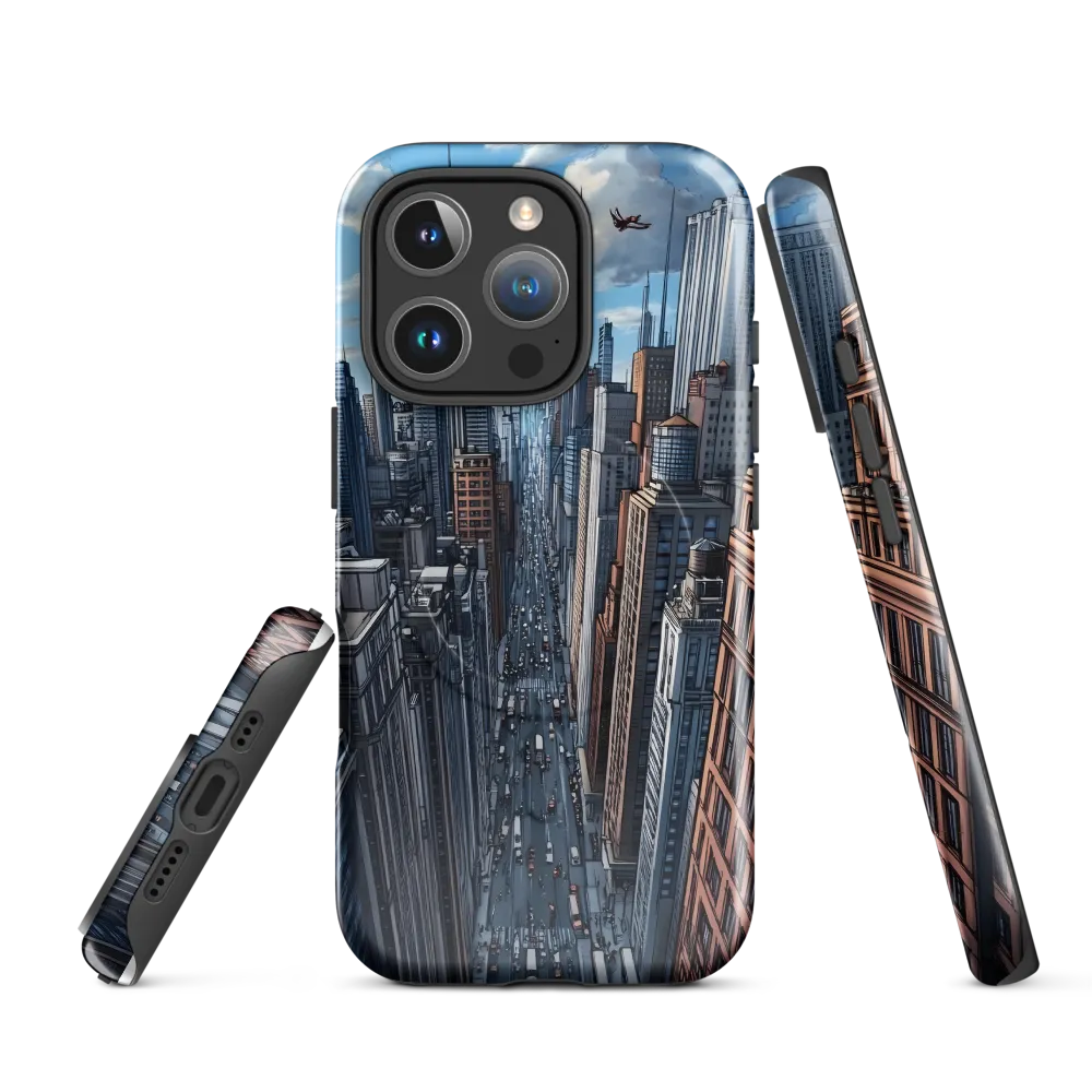 Skyline Symphony: A City in Motion | Phone Case |  16 Pro | MagSafe® Tough Case | Glossy