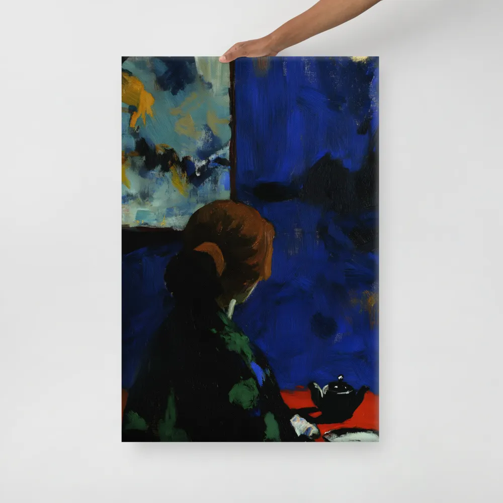 Contemplation Under the Night Sky | Canvas | 24″×36″