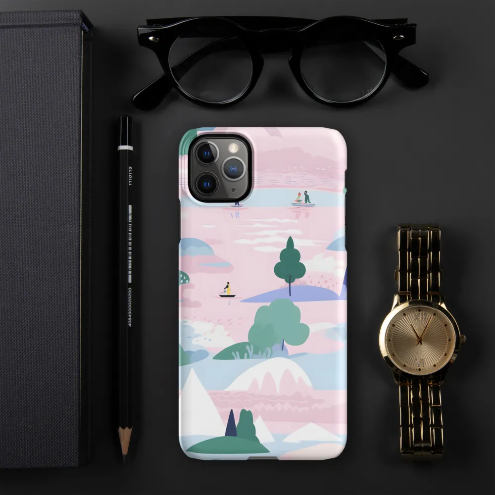 Whimsical Reflections: A Journey Through Landscapes | Phone Case |  11 Pro Max | Snap Case | Matte