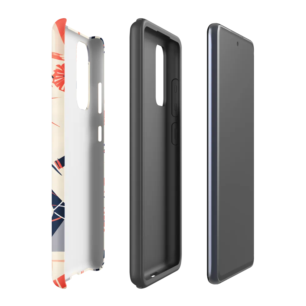 Whimsical Patterns of Nature and Femininity | Phone Case |  S20 FE | Tough Case | Matte