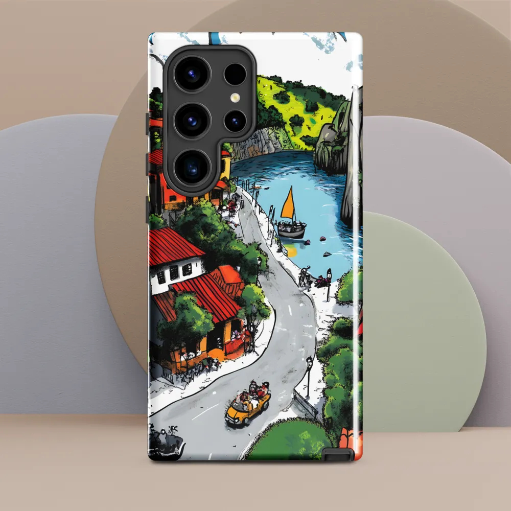 Whimsical Village by the Water