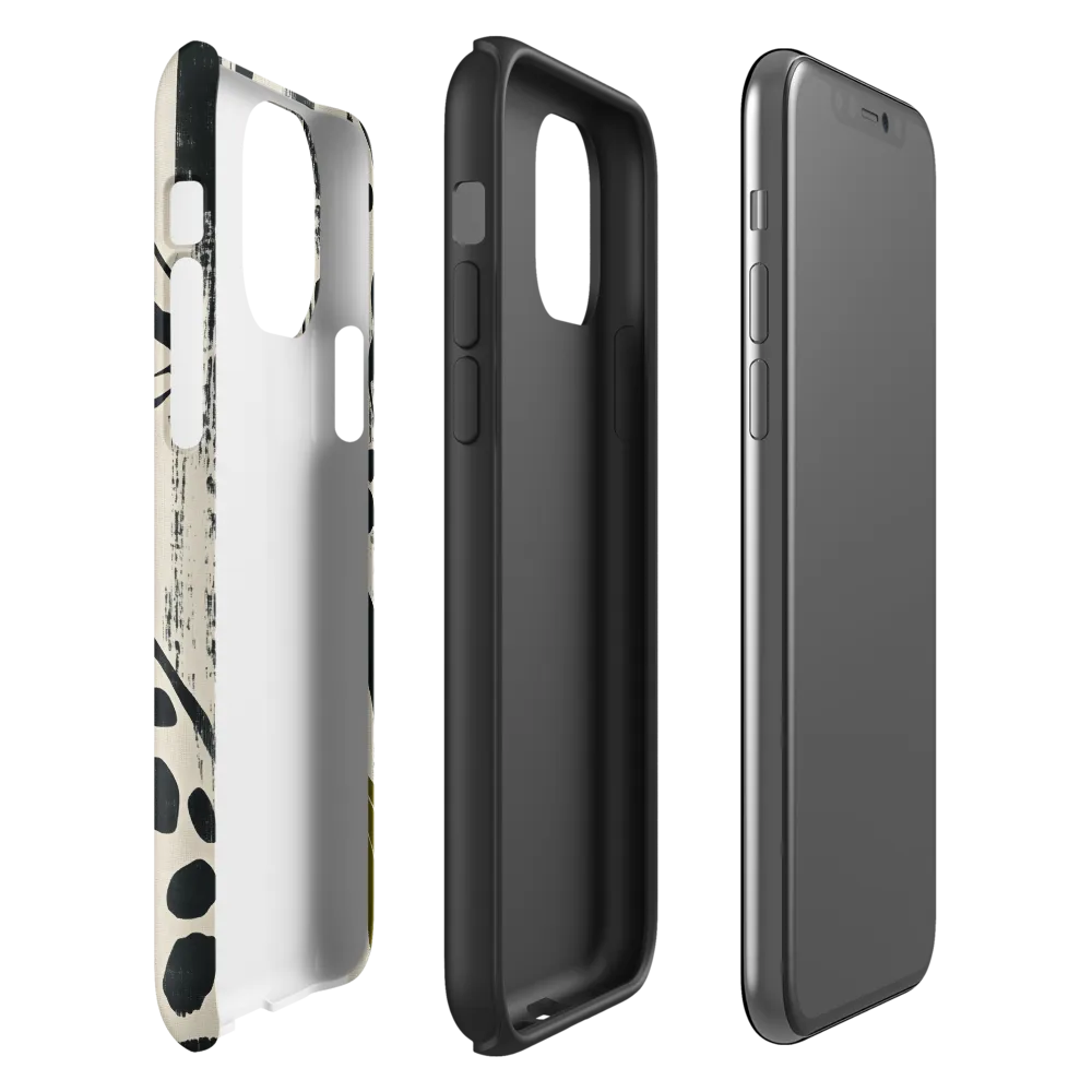 Leopard in Silhouette: A Modern Appeal | Phone Case |  11 Pro | Tough Case | Matte