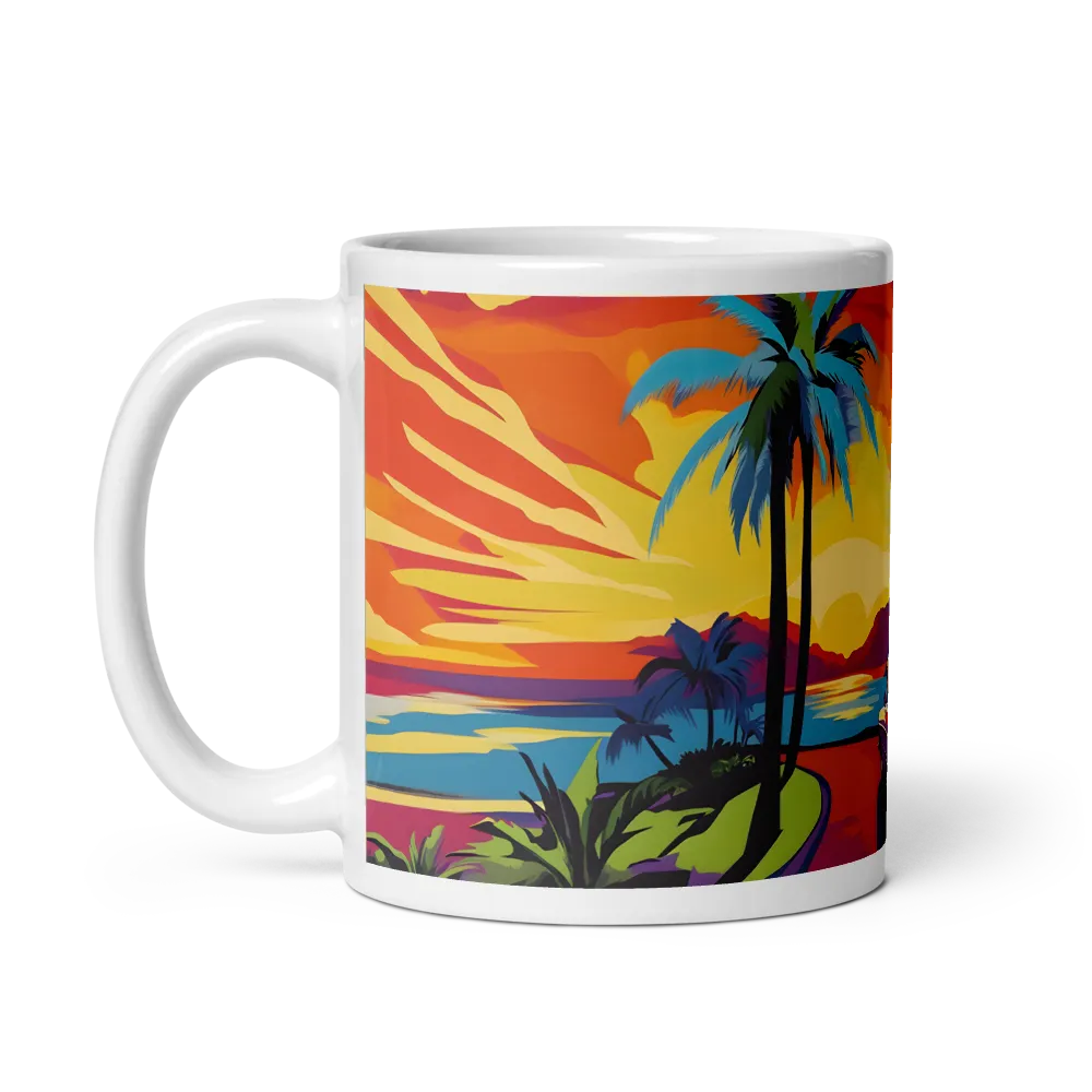 Sunset Drive | Mug with White inside | 11 oz