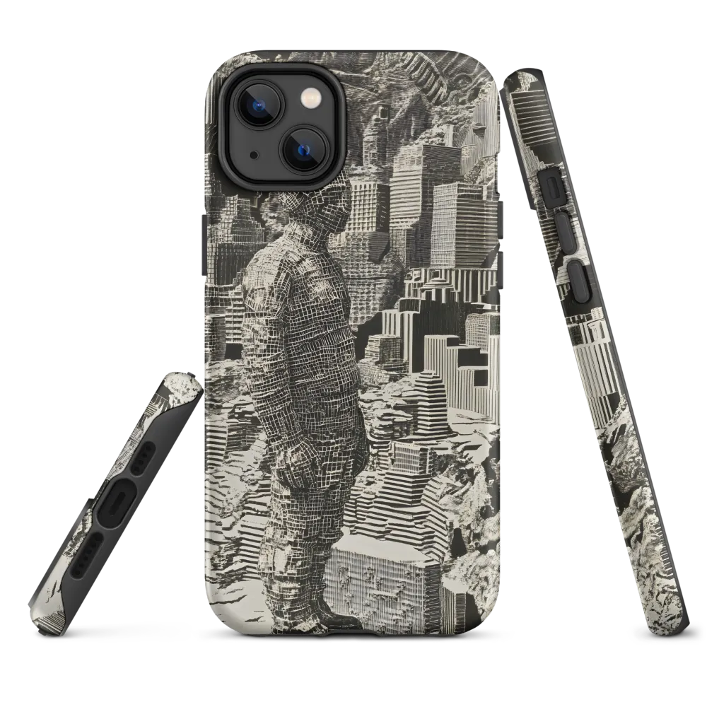 Contemplation in an Abstract Landscape | Phone Case |  14 Plus | Tough Case | Matte