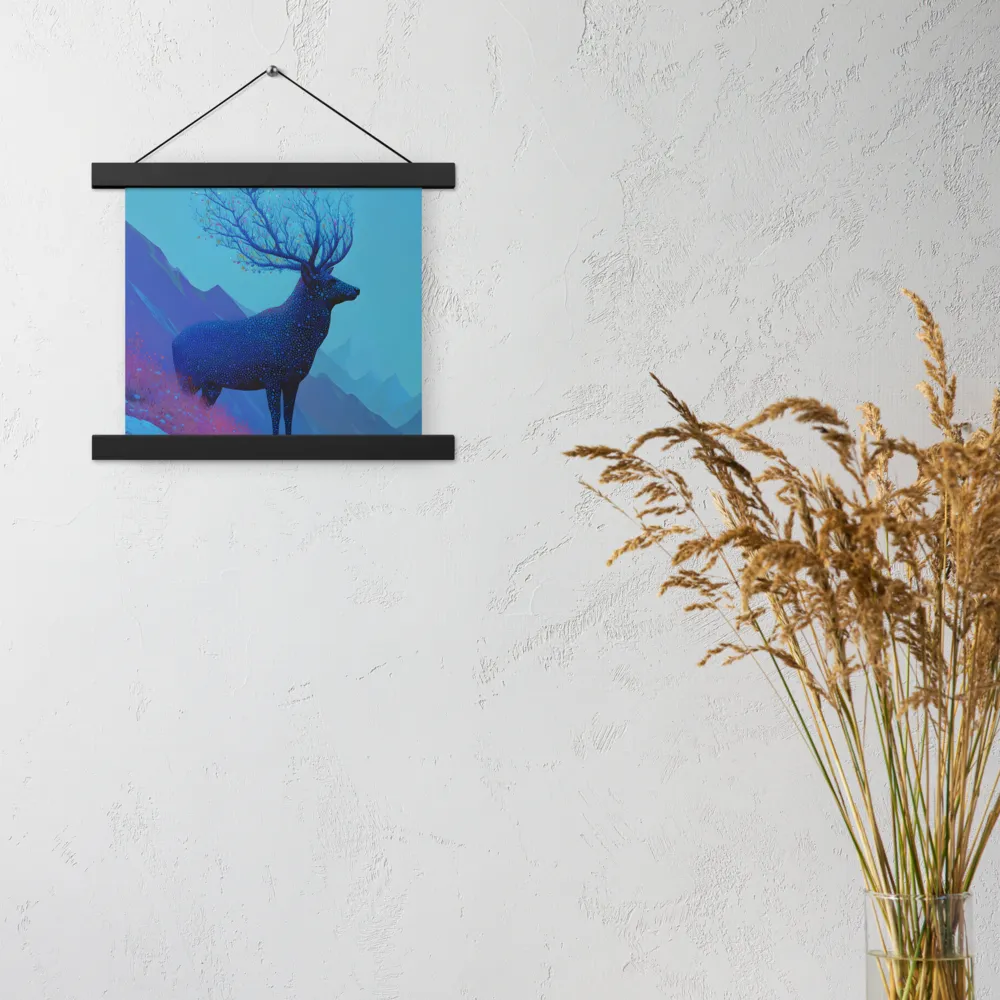 Ethereal Harmony | Poster With Black Wood Hanger | 10″×10″