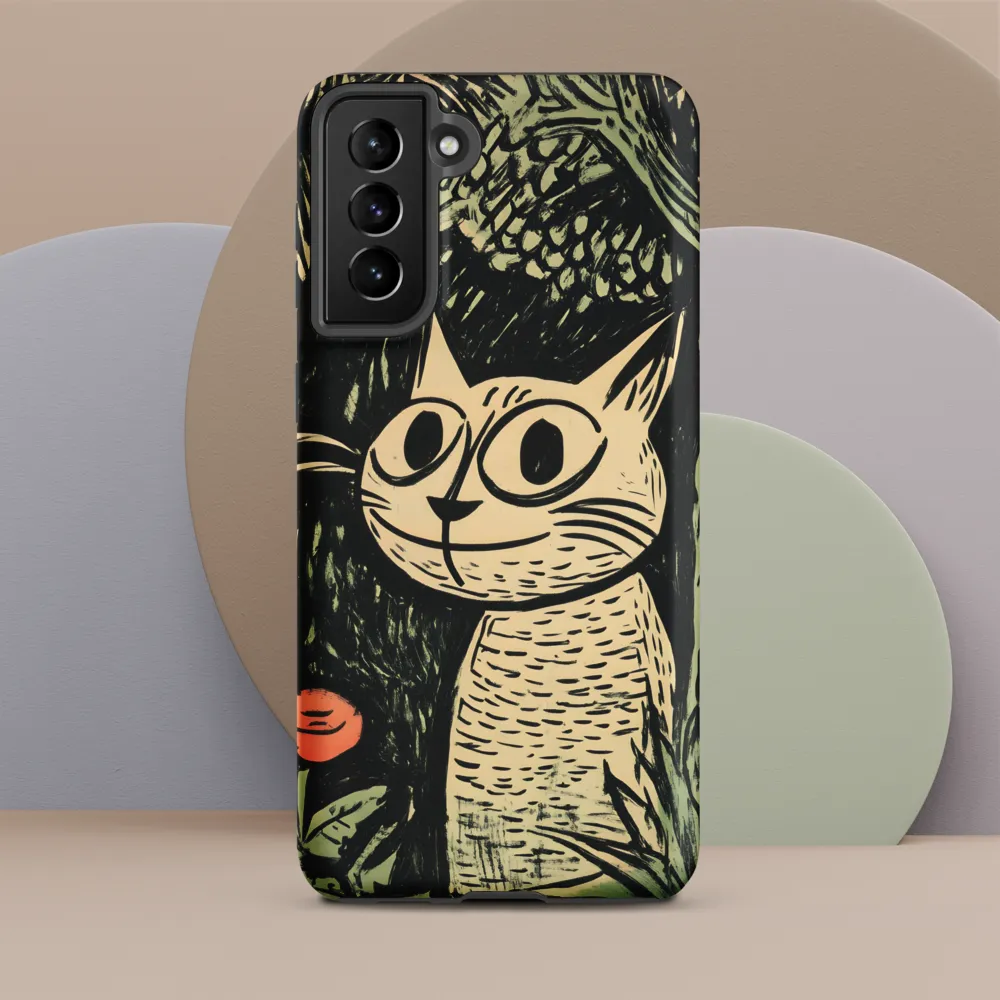 Whimsical Cat in the Forest