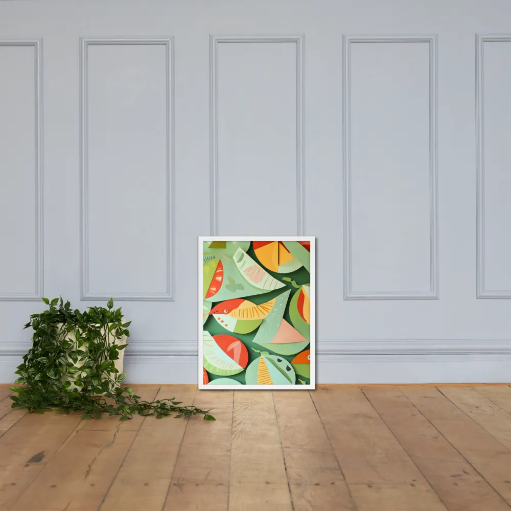 Nature's Palette | Poster with White Frame | 18″×24″