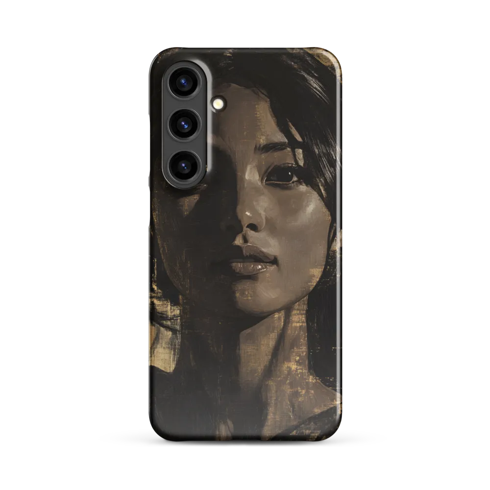 Golden Gaze: A Contemporary Portrait