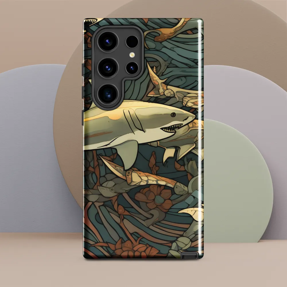 Dynamic Harmony of Sharks and Flora