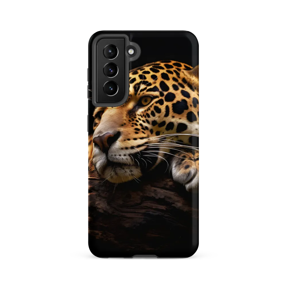 Tranquil Majesty: The Resting Leopard