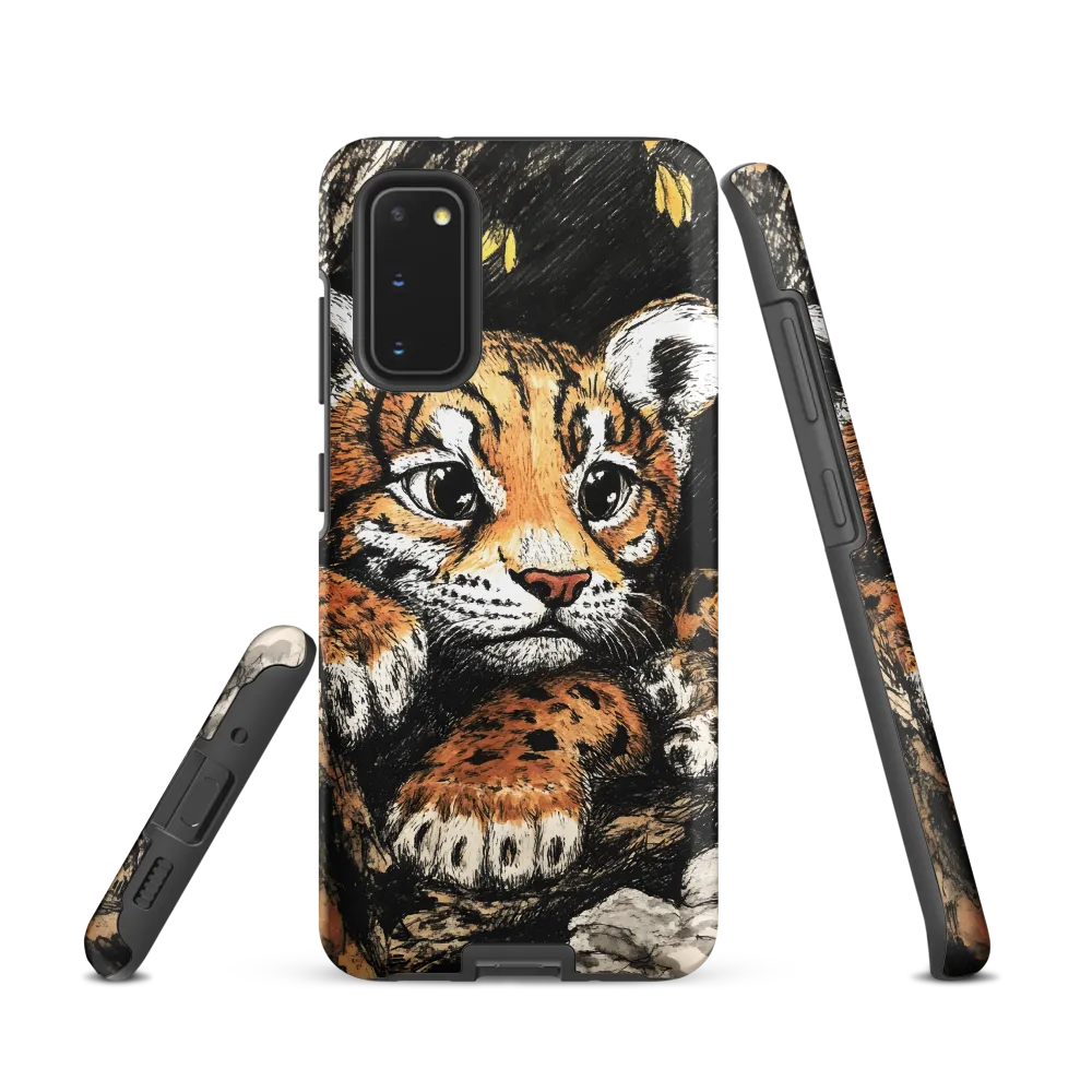Curious Cub in the Canopy | Phone Case |  S20 | Tough Case | Matte