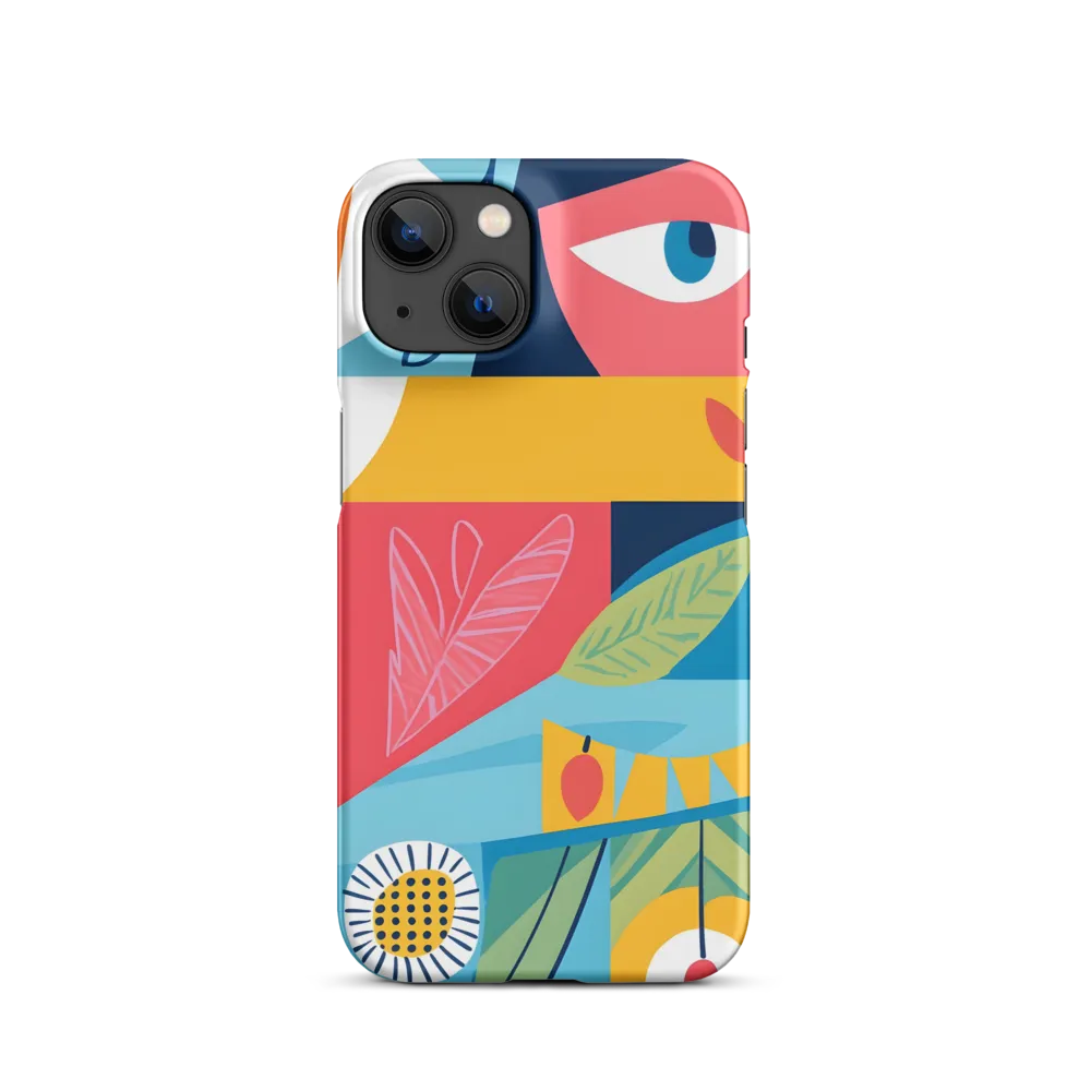 Vibrant Geometric Visage