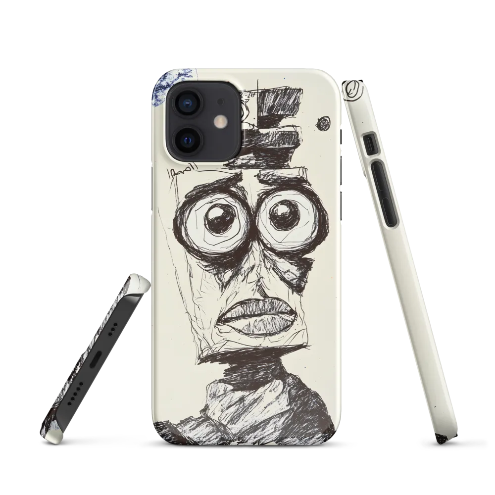 Abstract Surrealist Figure in Cubism | Phone Case |  12 | Snap Case | Glossy