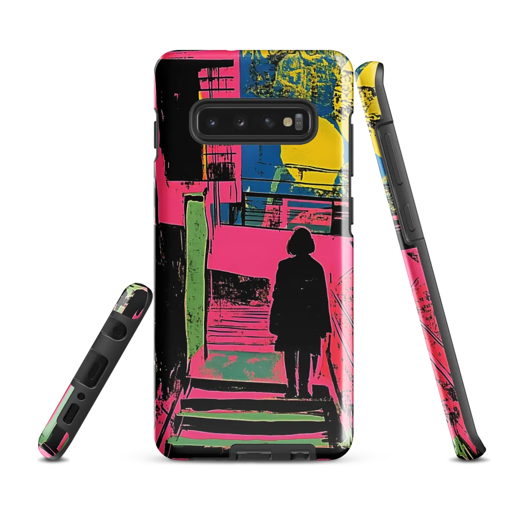 Ascend Through Color: A Pop Art Journey | Phone Case |  S10 Plus | Tough Case | Glossy