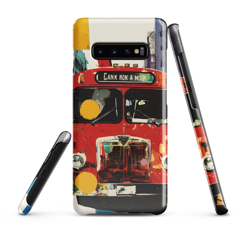 Vibrant City Transit | Phone Case |  S10 Plus | Snap Case | Glossy