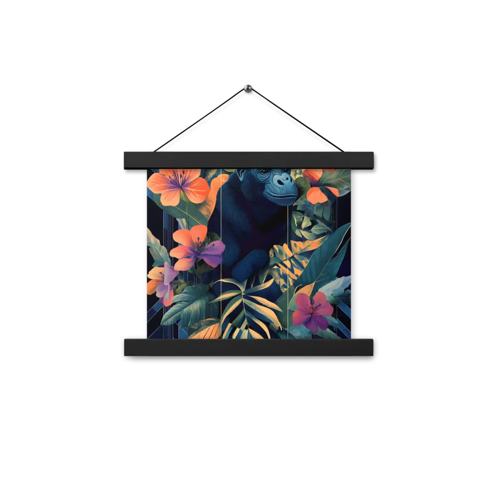 Harmony of Nature and Geometry | Poster With Black Wood Hanger | 10″×10″