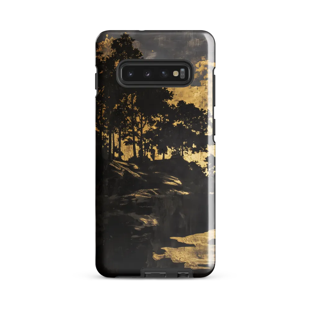 Golden Silhouettes | Phone Case |  S10 Plus | Tough Case | Glossy