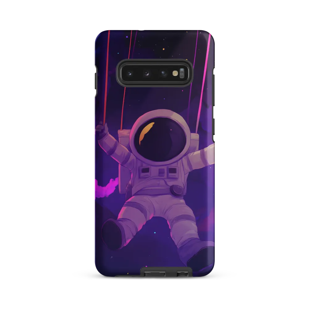 Swinging Through the Cosmos | Phone Case |  S10 Plus | Tough Case | Matte