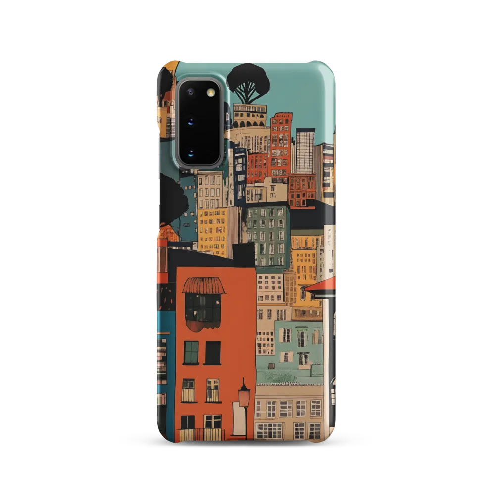 Urban Fusion: A Colorful Cityscape
