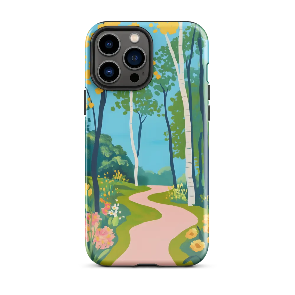The Winding Path of Nature | Phone Case |  13 Pro Max | Tough Case | Glossy