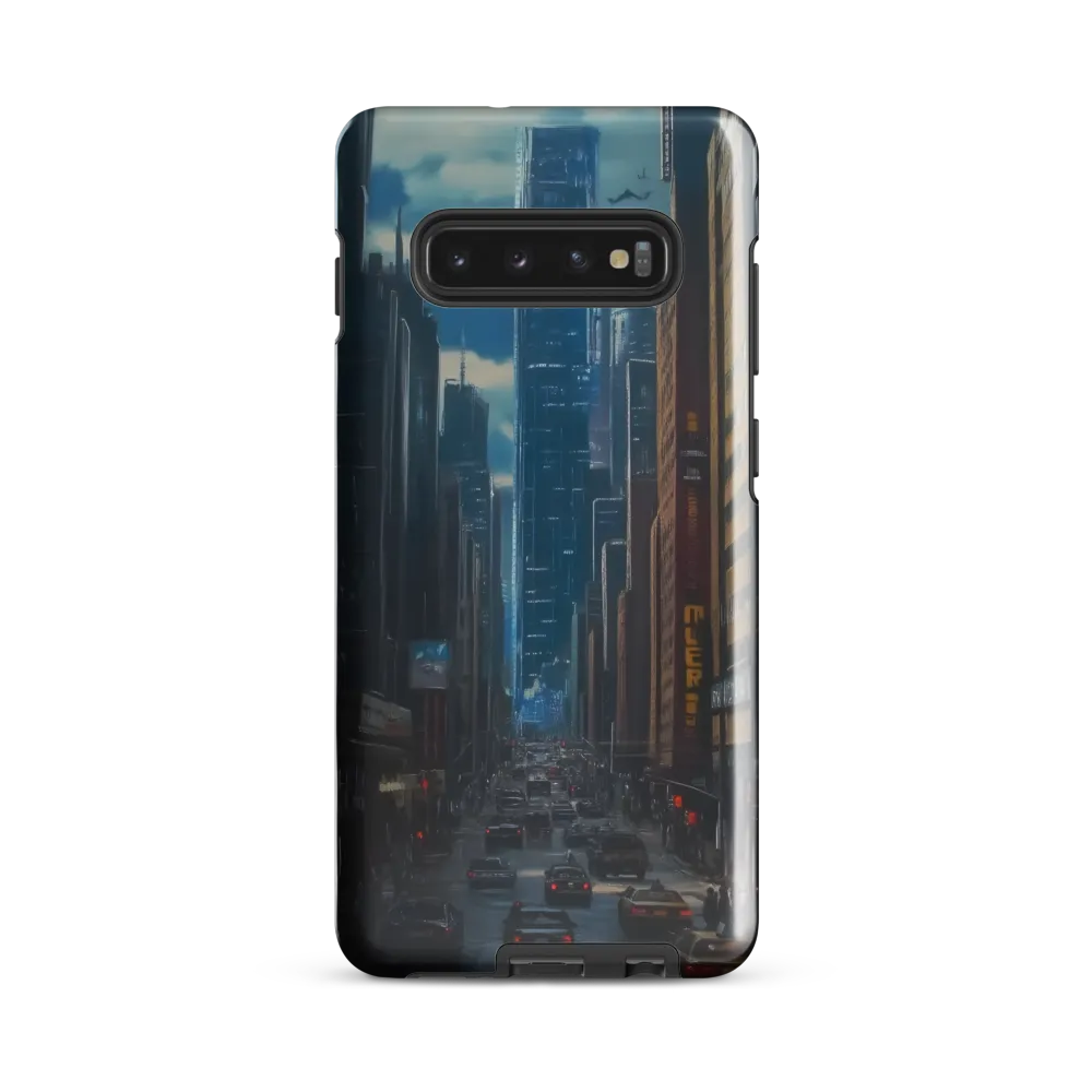 Urban Symphony: A Cityscape Reverie | Phone Case |  S10 Plus | Tough Case | Glossy