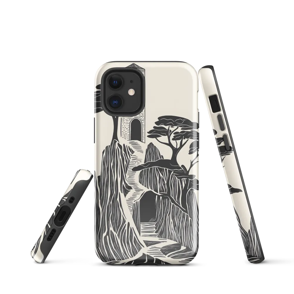Echoes of a Mystical Tower | Phone Case |  12 mini | Tough Case | Glossy